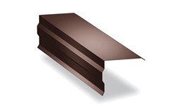 Rive standard RA1BG Ruukki 40 RR887 brun chocolat L=2.00m